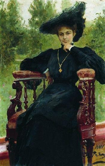 llya Yefimovich Repin Portrait of actress Maria Fyodorovna Andreyeva